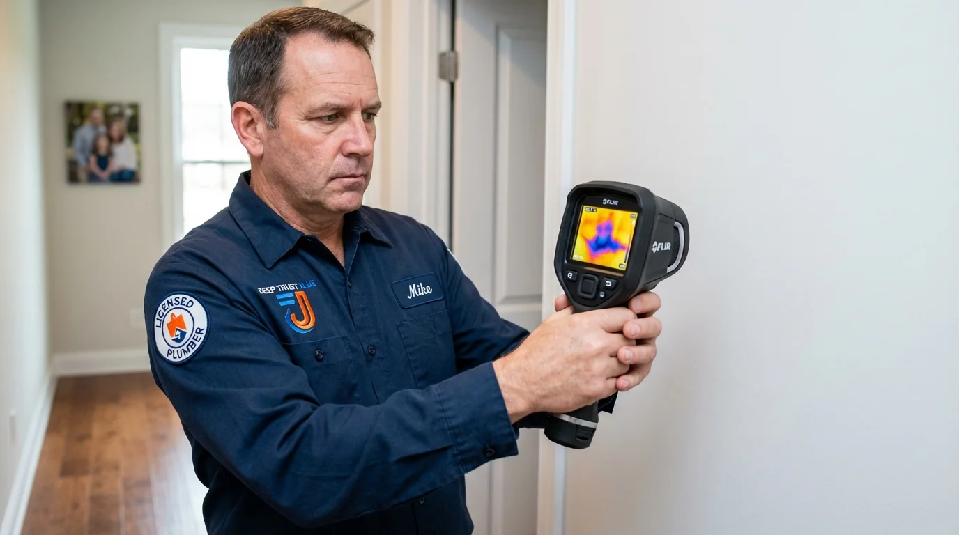 Thermal imaging leak detection by Johns Plumbing LLC in Montrose